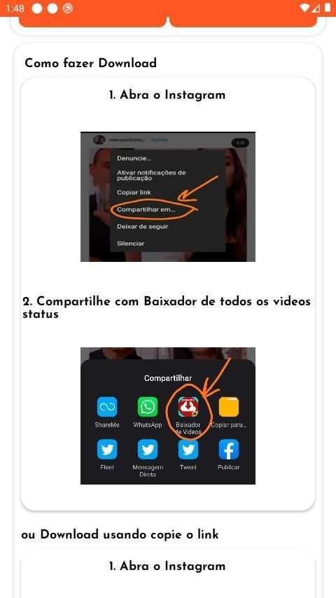 Baixador de Vídeos todos os Status screenshot 3