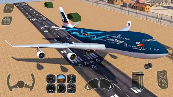 Take off Airplane Pilot Race Flight Simulator स्क्रीनशॉट 4