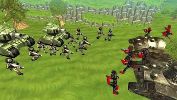 Stickman Tank Battle Simulator स्क्रीनशॉट 14