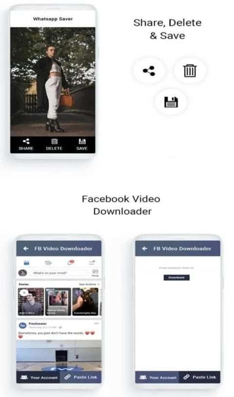 Status saver - Whatapp-TikTok-Instagram & Facebook screenshot 5