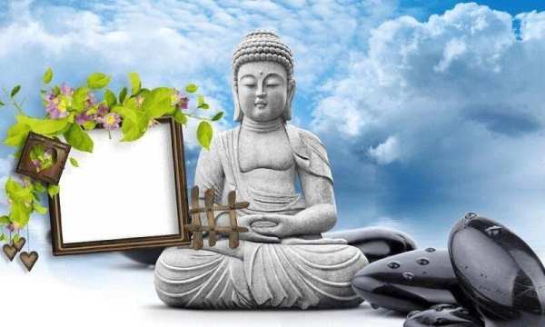Buddha Purnima Photo Frame - Vesak Day Photo Frame screenshot 2