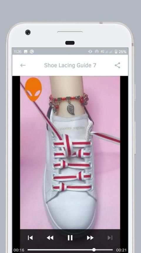 Shoe Lacing Guide - Video Step by Step Offline screenshot 1