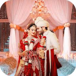 Wedding photo Frame Cut Paste Editor