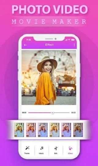 Photo Video Movie Maker With Music Photo Slideshow स्क्रीनशॉट 3