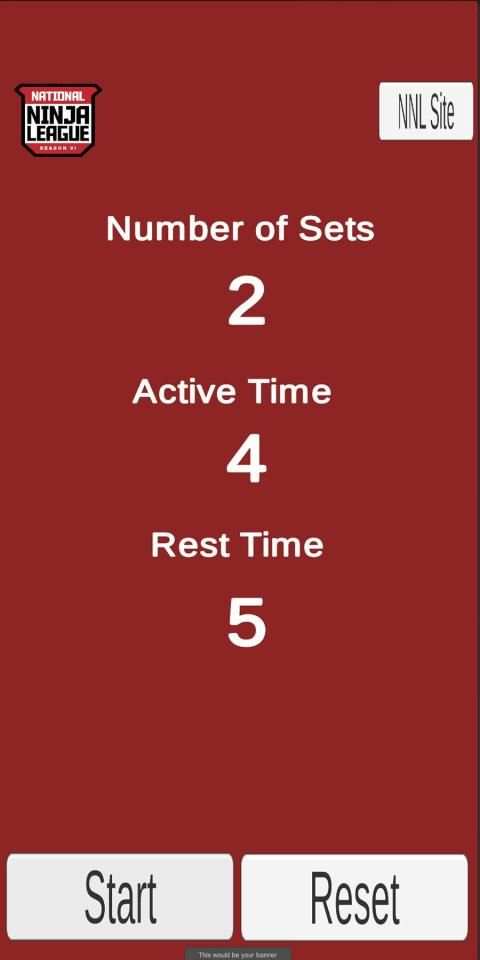 Ninja Training Timer screenshot 1