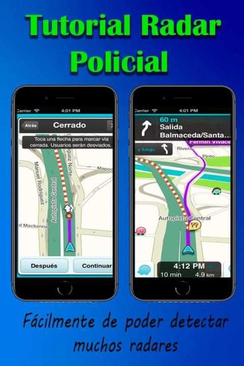 Detector de Policias Radares de transito tutorial screenshot 1