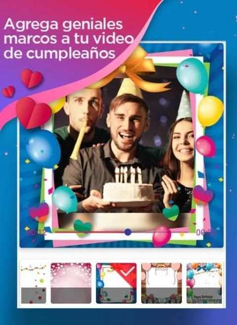 *Video de cumpleaños con musica y fotos स्क्रीनशॉट 1