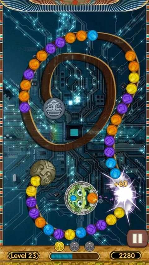crazy marble game screenshot 1