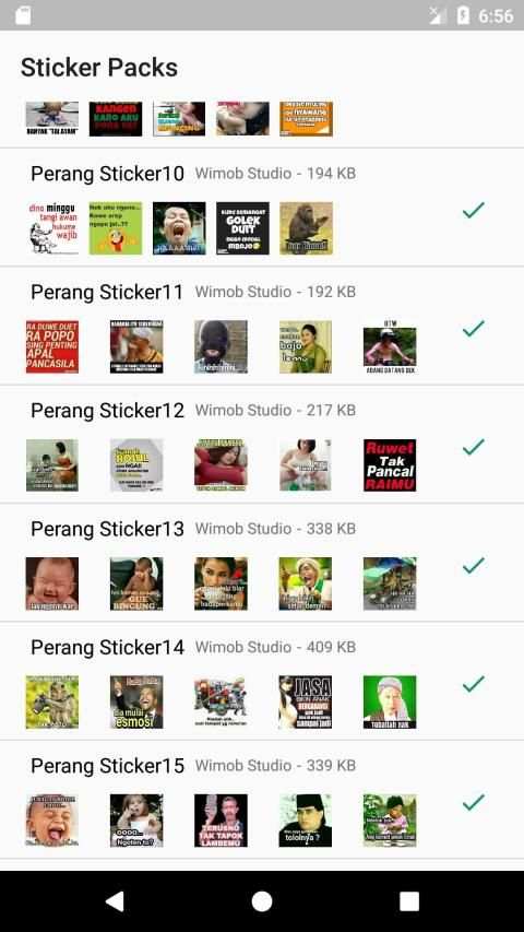 1000+ Perang Sticker Meme Lucu WAStickerApps screenshot 6
