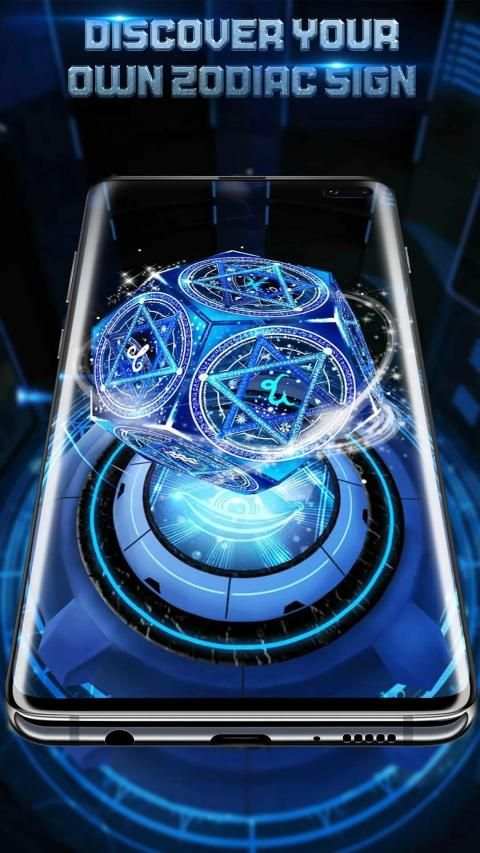 3D Neon Zodiac Wallpaper स्क्रीनशॉट 5