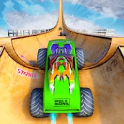 Monster Truck Mega Ramp - Extreme Stunts GT Racing