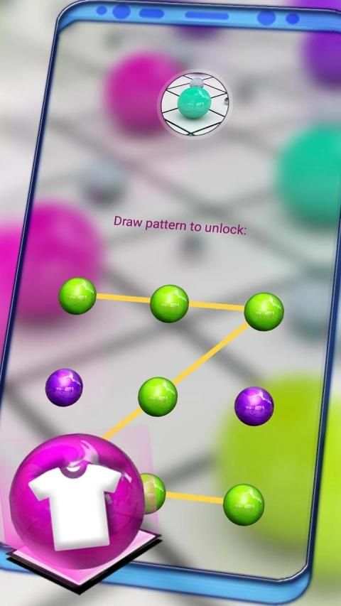 3D Color Balls Launcher Theme स्क्रीनशॉट 1