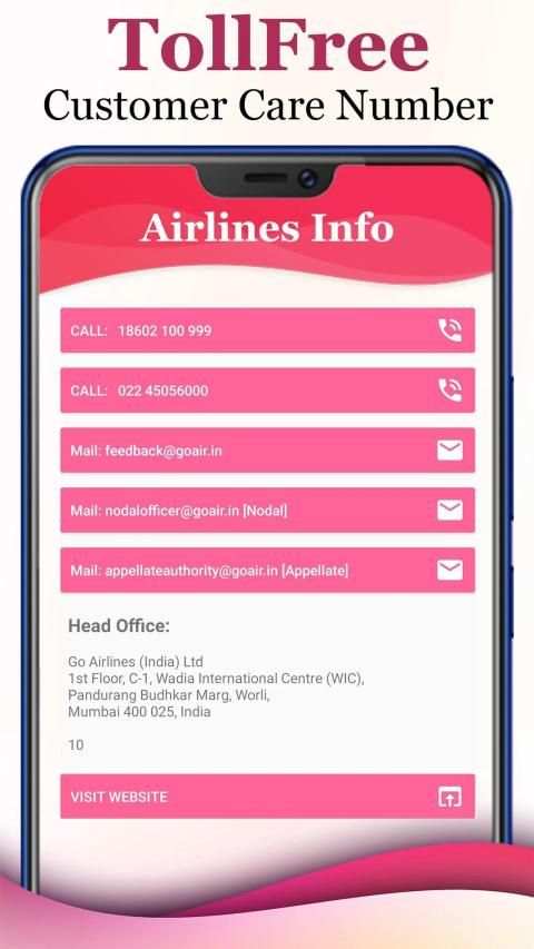 All Tollfree Number Directory : Customer Care NO screenshot 1