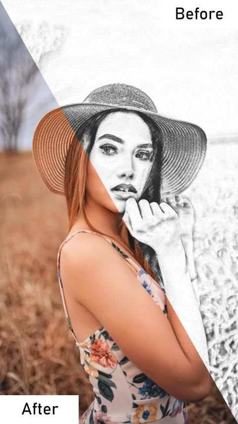 Pencil Sketch Photo Maker स्क्रीनशॉट 4