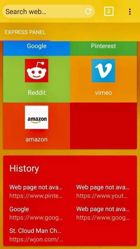 Arrow - Fast Web Browser स्क्रीनशॉट 1