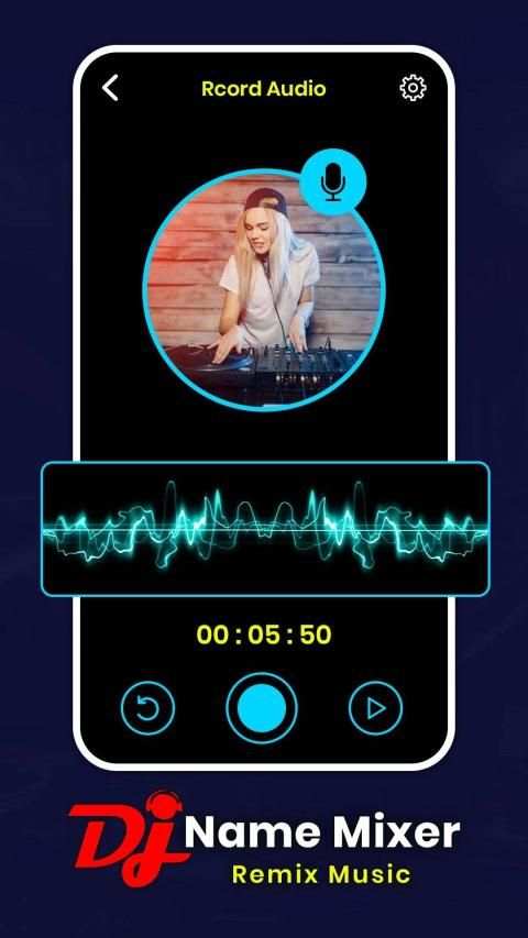 Mix Name To Song - DJ Name Music Player screenshot 3