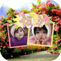 ikon Beautiful Garden Dual Photo Frame Application