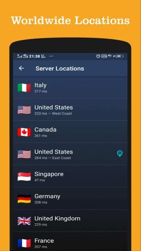 VPN Private Proxy | Unblock Websites | Rocket VPN screenshot 4