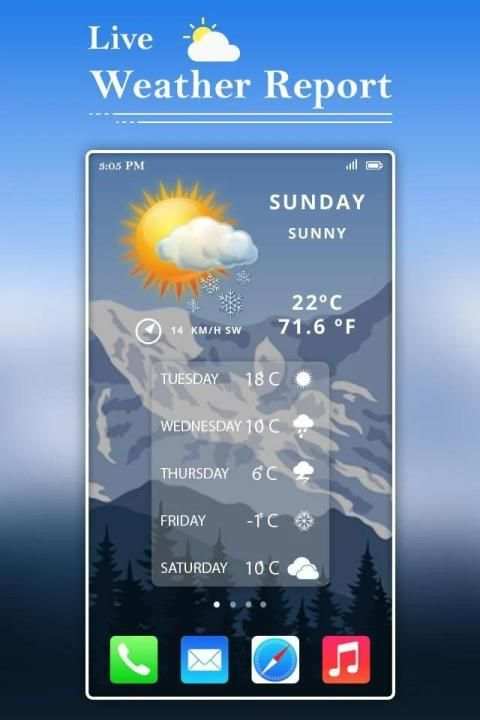 Live Weather Report : Weather Forecast, Widgets screenshot 5