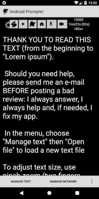 A Prompter for Android स्क्रीनशॉट 13