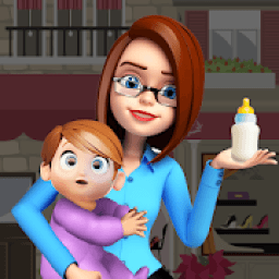 Mother Simulator 3D: Real Baby Simulator Games आइकन