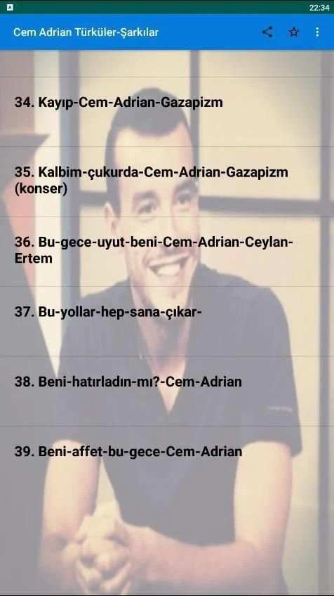 Cem Adrian-Türküler-Şarkılar-Dinle-İnternetsiz screenshot 1