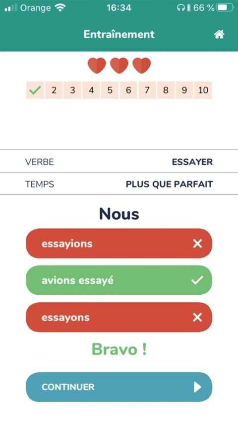 Club Parachute - Conjugaison screenshot 7