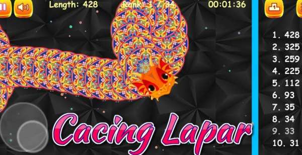 New Snake Worm offline Zone Zona Cacing स्क्रीनशॉट 2