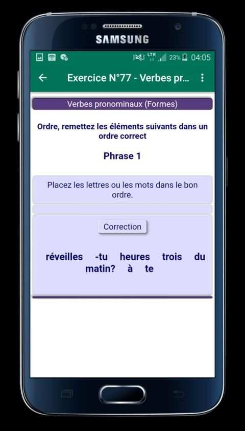 Grammaire Cours et Exercices (sans internet) screenshot 2