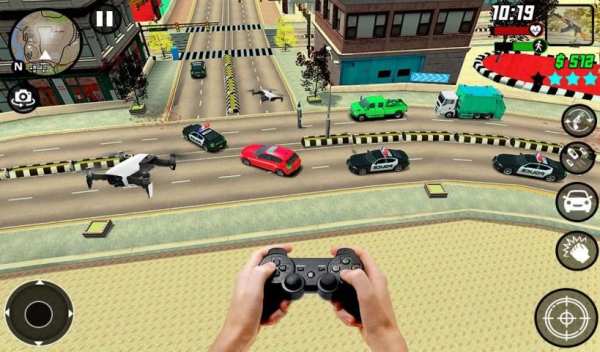 Tornado Wind Hero - Rope Hero Crime City Game screenshot 3