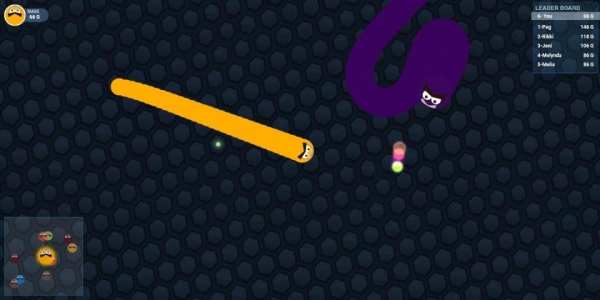 Angry Worms.io स्क्रीनशॉट 2