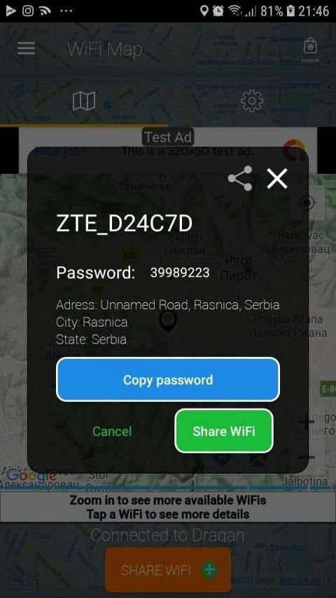 Shared WiFi Passwords on Map स्क्रीनशॉट 6