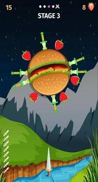 Sword Saga - Free Knife Hit Ninja Arcade Game screenshot 4