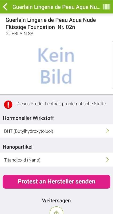 ToxFox: BUND-Produktcheck screenshot 3