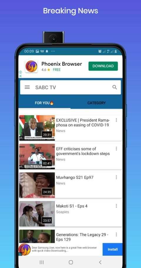 Free SABC Online screenshot 1