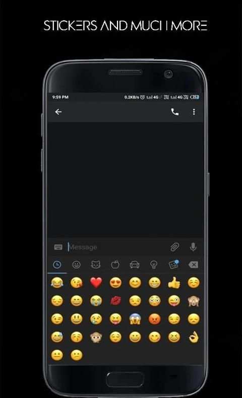 Black Messenger for Chats, Free Call and Fun screenshot 2