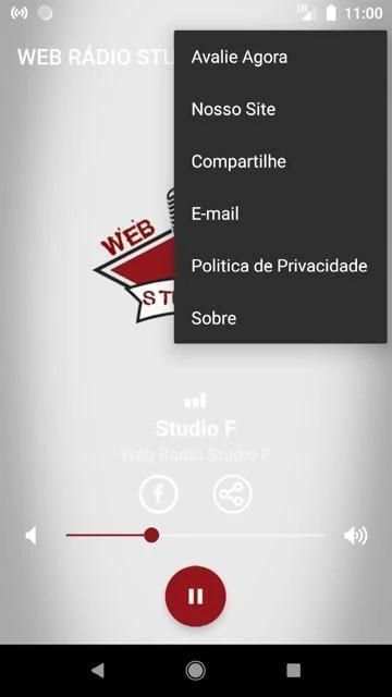 Web Rádio Studio F screenshot 2