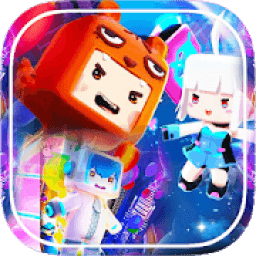 Keyboard Mini World Block Art आइकन