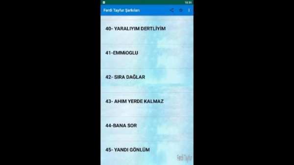 Ferdi Tayfur Şarkıları 2020(İnternetsiz) 1 تصوير الشاشة