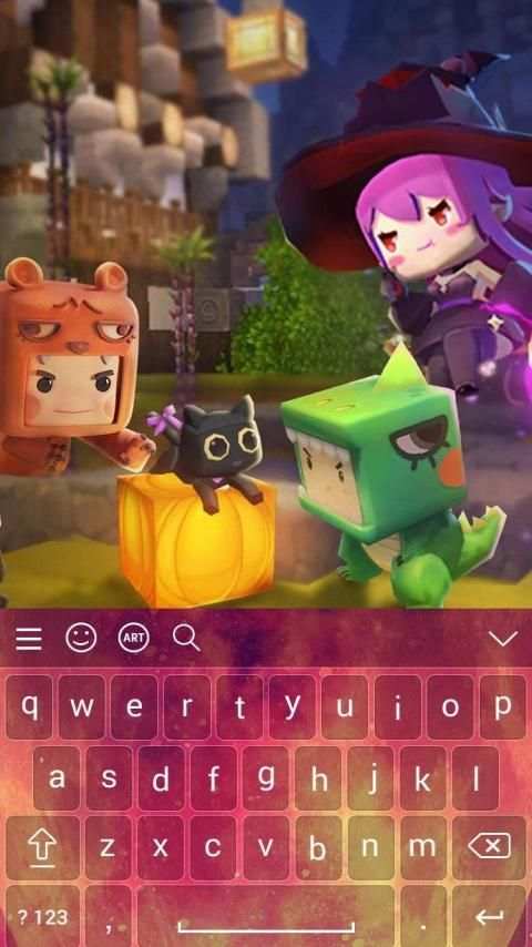 Keyboard Mini World Block Art स्क्रीनशॉट 4