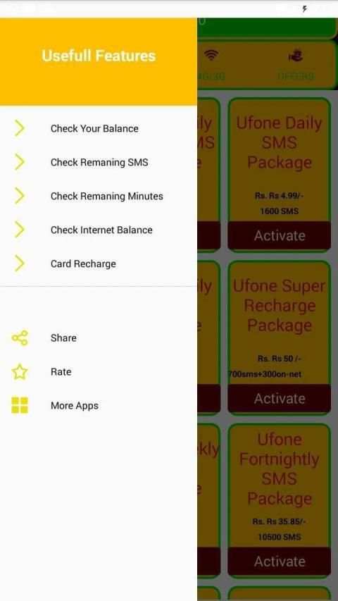 All ufone Packages 2020 | ufone Packages Bundle screenshot 1