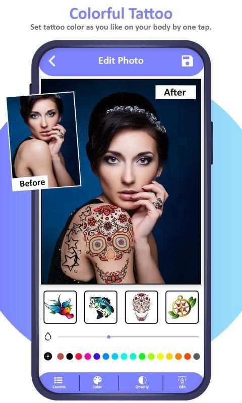 Tattoo on My Photo : ArtPix स्क्रीनशॉट 4