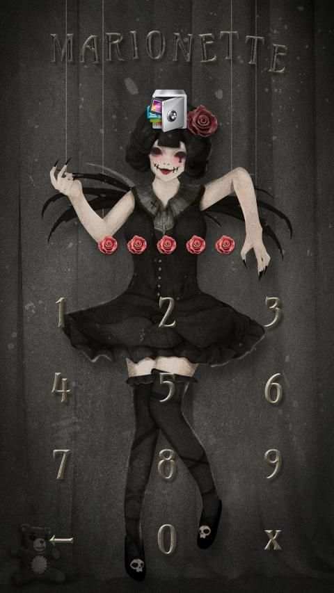 AppLock Live Theme Marionette – Paid Theme screenshot 3