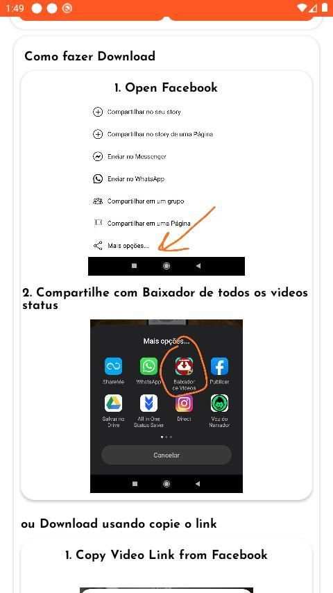 Baixador de Vídeos todos os Status screenshot 5