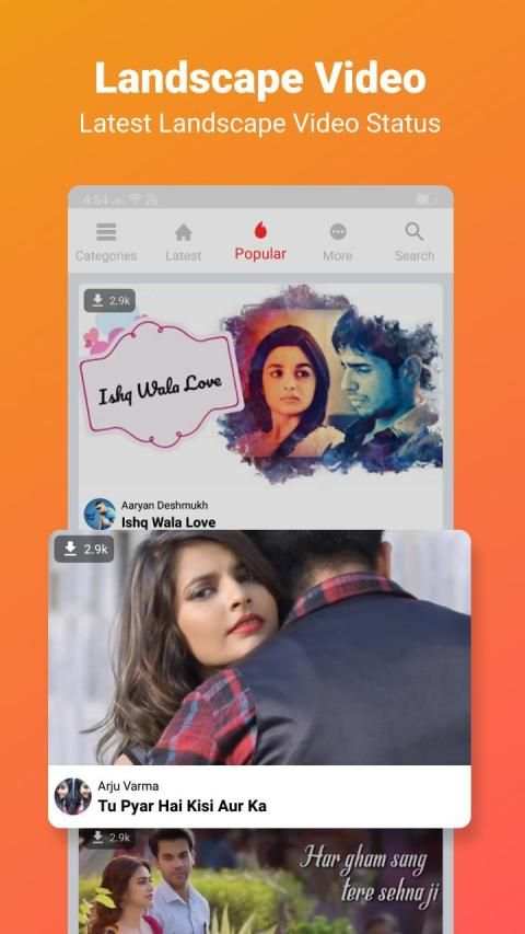 Full Screen Video Status for WhatsApp 2 تصوير الشاشة