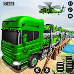 US Army Transport Truck Car Driving Games