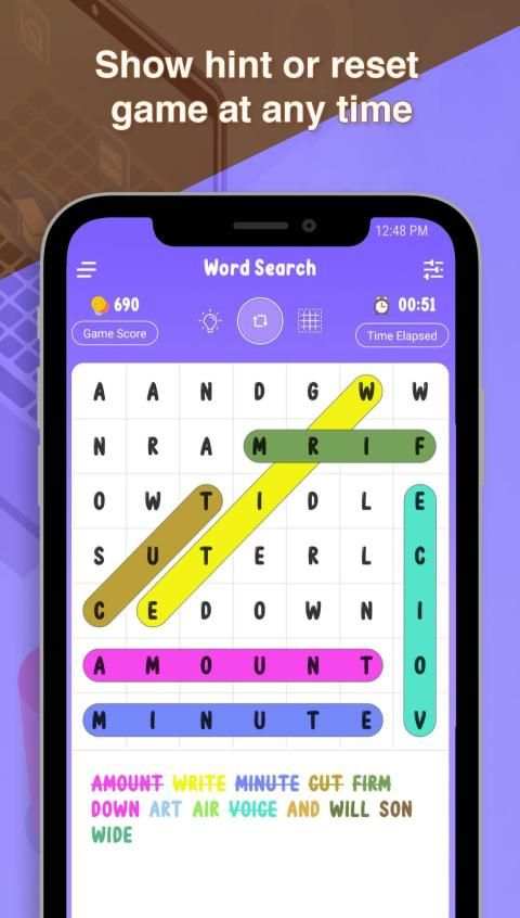Word Search Game - Free Puzzle स्क्रीनशॉट 6