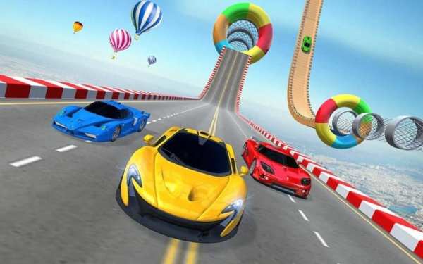 Mega Ramp Stunt Car Games स्क्रीनशॉट 7