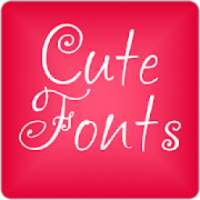 ikon Cute Fonts for FlipFont® Free