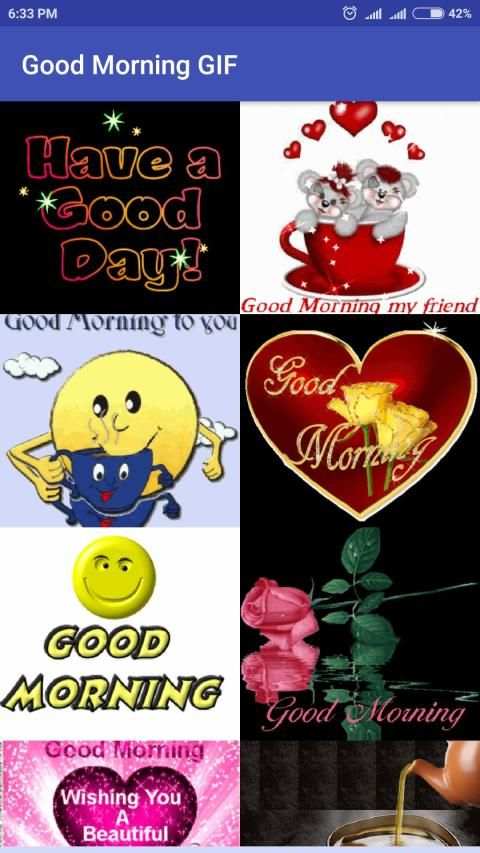 GIF Good Morning screenshot 8